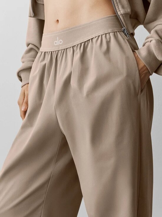 ALO Yoga Pants - Grave ALO Yoga Suit Up Trouser Regular😋Wide Leg🍒Perfect for Work or Weekend